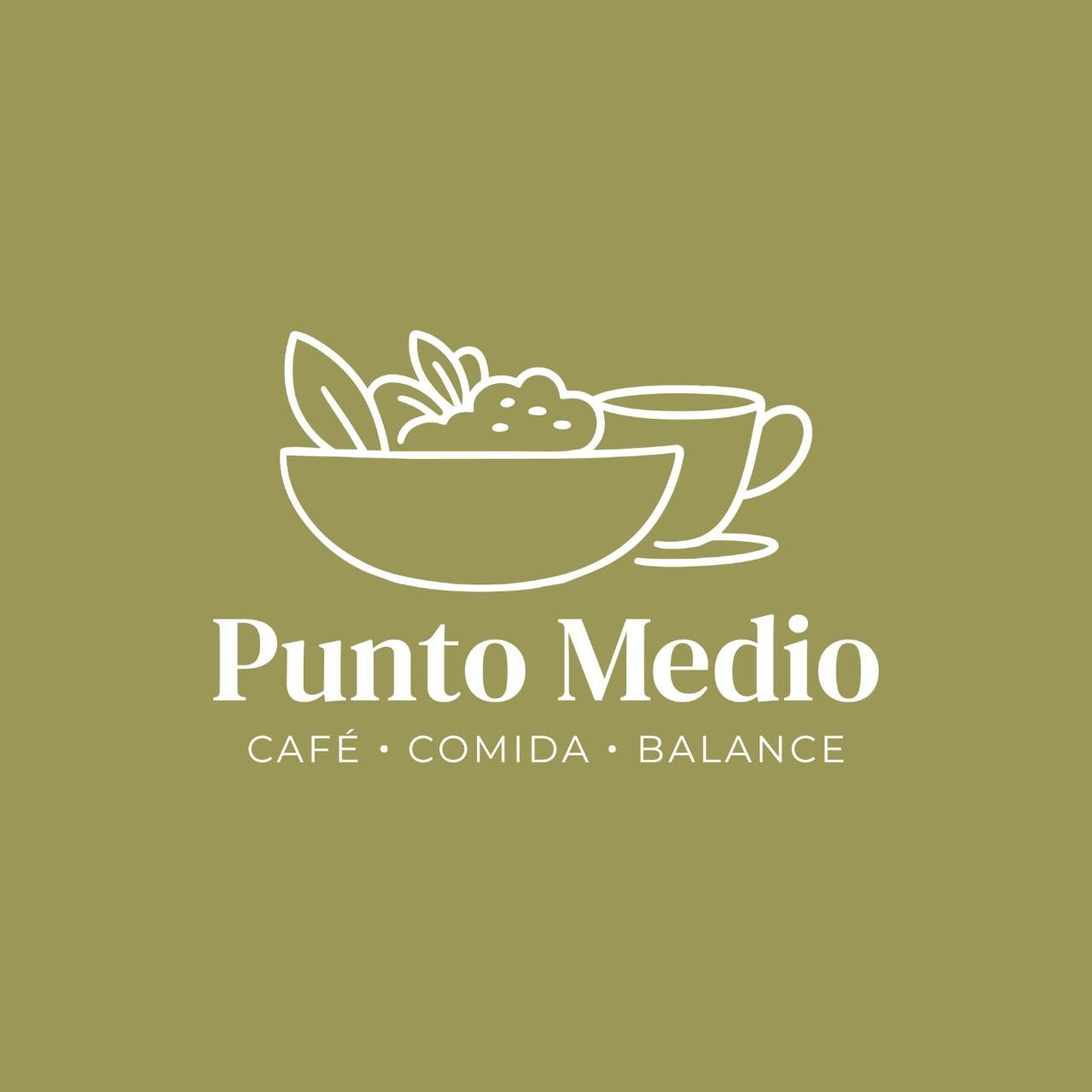 punto medio verde